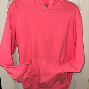 Gildan Women's Bright Pink Hoodie Sweater